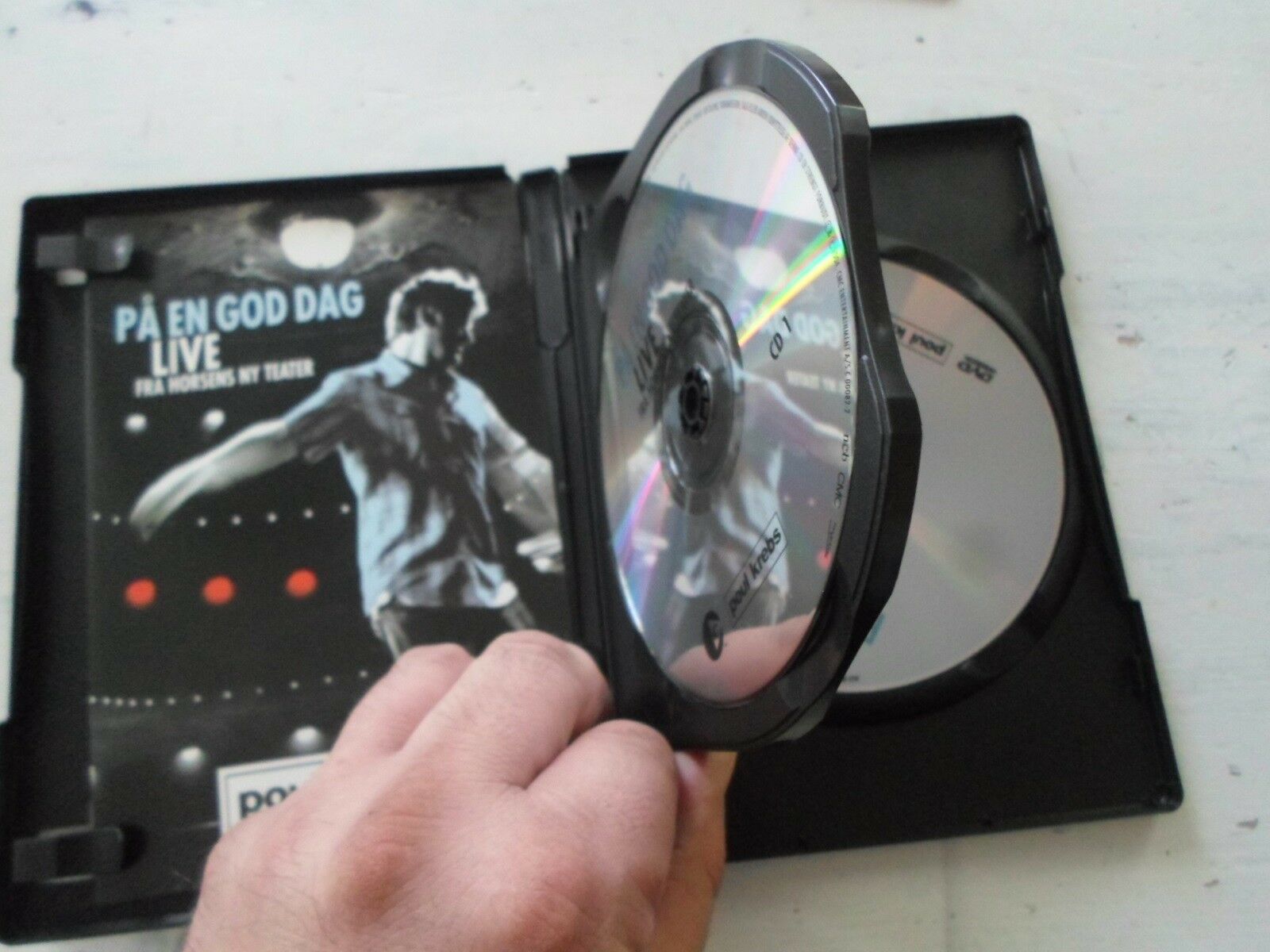 POUL KREBS På En God Dag, instruktør DVD & CD BOKS-SÆT, DVD