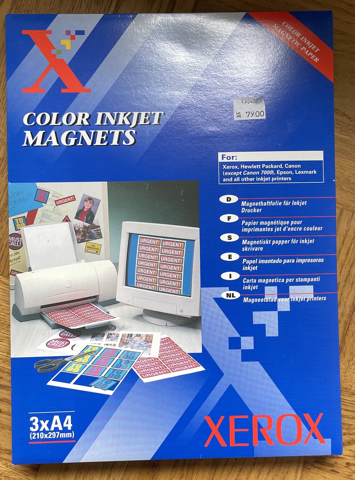 Fotopapir magnetisk, Xerox, Color inkjet magnets