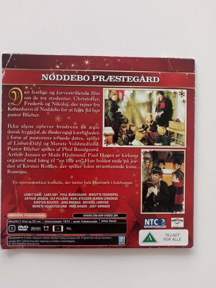 Nøddebo Præstegård, DVD, familiefilm