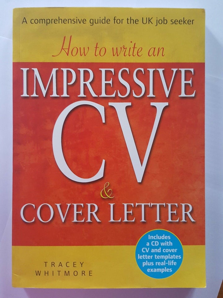 How to Write an Impressive CV and Cover Letter, Tracey