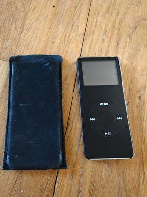 iPod, Nano , 1 GB, Perfekt, Medfølger sleeve men ikke stik

Kan medbringes til Århus i hverdagene 