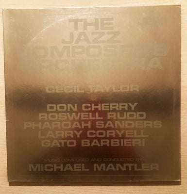 LP, The Jazz Composer's Orchestra, The Jazz Composer's Orchestra, Don Cherry, Carla Bley, Cecil Tayl