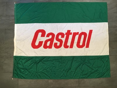 Flag, CASTROL Flag, CASTROL Flag i polyester, H 155 x L 195 cm.  