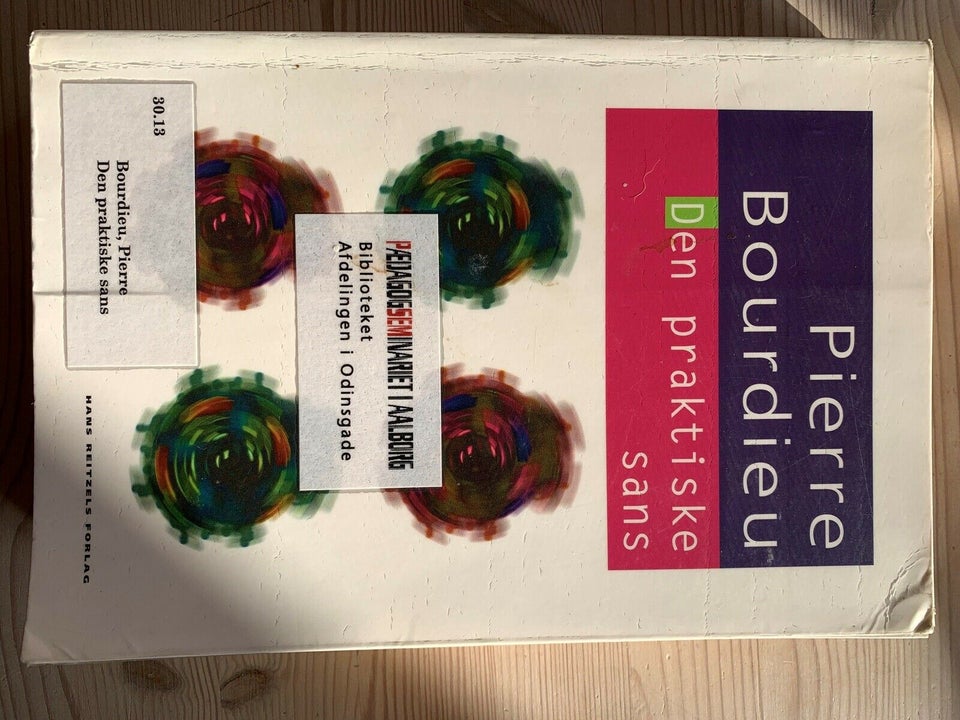 Den praktiske sans, Pierre Bourdieu , emne: pædagogik