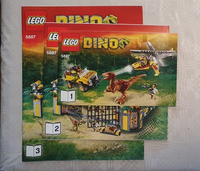 Lego Dino, 5887 Dino Defense HQ, Lego 5887 Dino: Dino Defense HQ.

Fra egen samling.

Pris nedsat ku