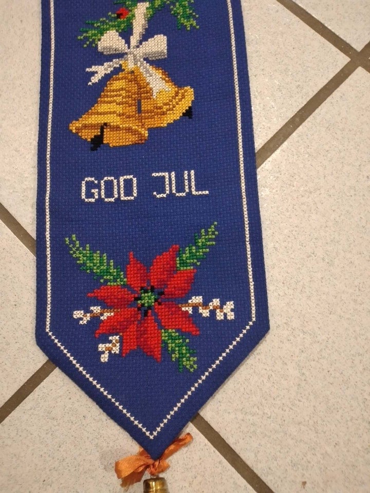 Broderet Juleophæng