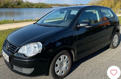 VW Polo, 1,4 16V, Benzin, 2007, km 115000, sortmetal, nysynet, ABS, airbag, 3-dørs, centrallås, star