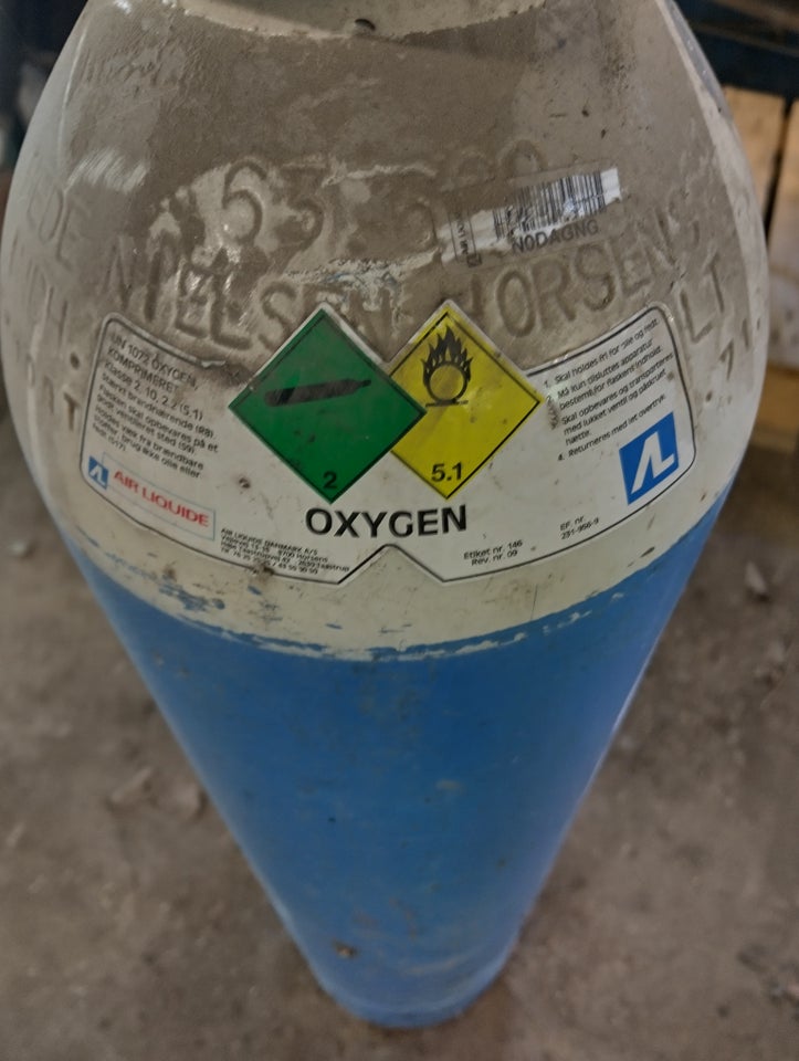 Gasflasker co2 Oxygen