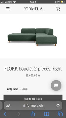 Sofa, andet materiale, 3 pers. , Formel A, Superlækker og stilsikker sofa til gæsteværelset . Eller 