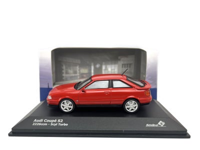 Modelbil, Audi S2 Turbo Coupé 1992, Solido, skala 1:43, I 1991 lancerede Audi en sportslig version a