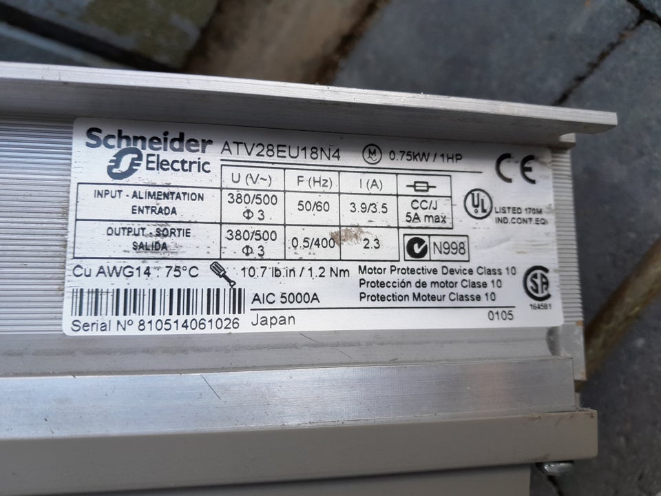 Frekvensomformer, Schneider Electric