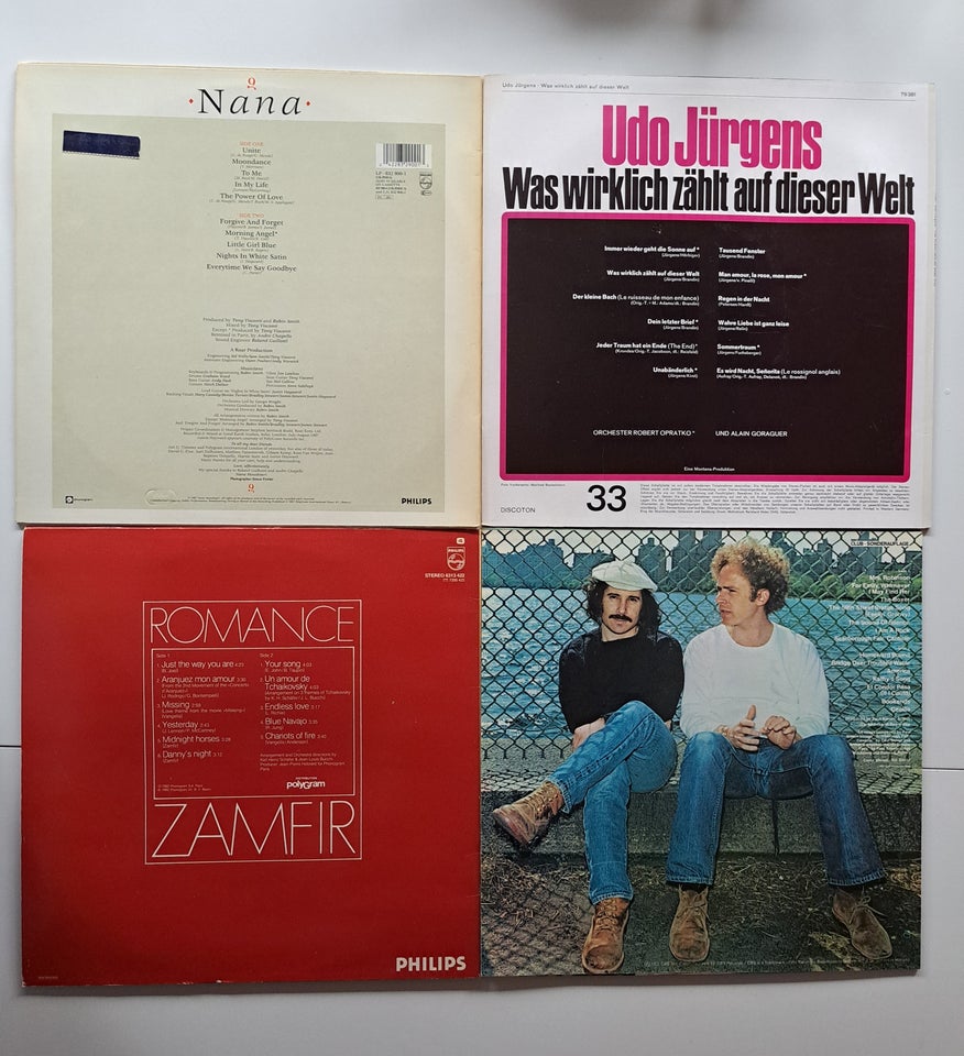 LP, Mouskouri, Simon and Garfunkel