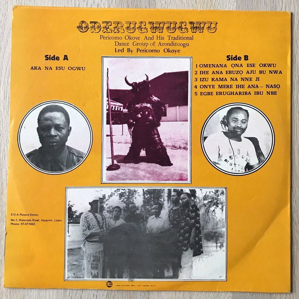LP, Pericomo Okoye , Oderugwugwu