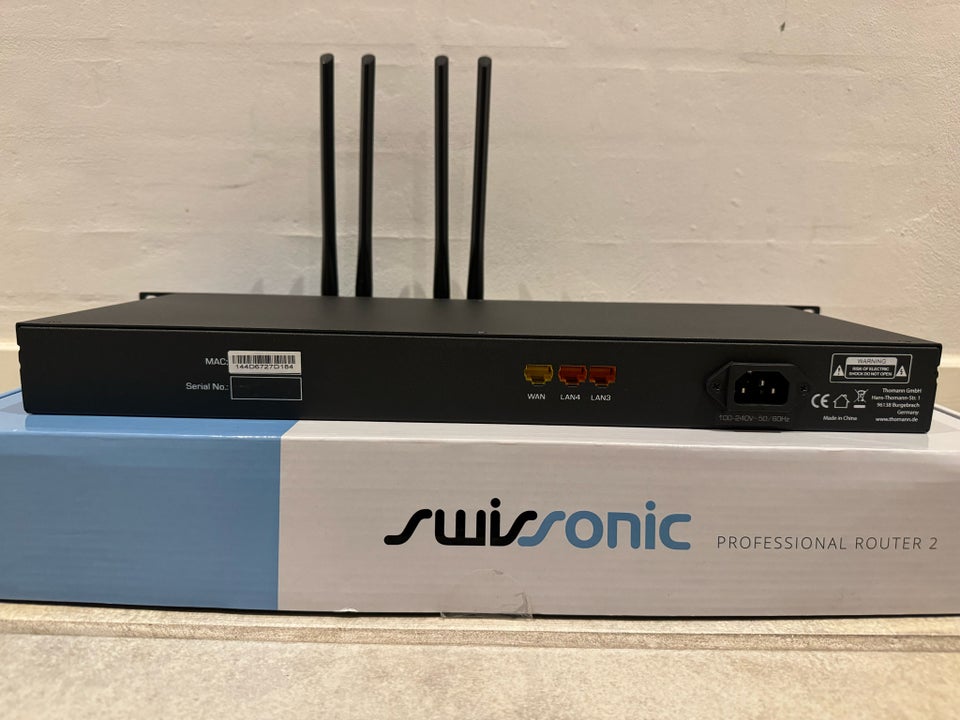 Router, wireless, SWISSONIC