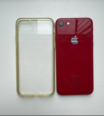 iPhone 8, 64 GB, God, Iphone 8 i special edtion rød  med 64gb i super god stand og alt virker som de
