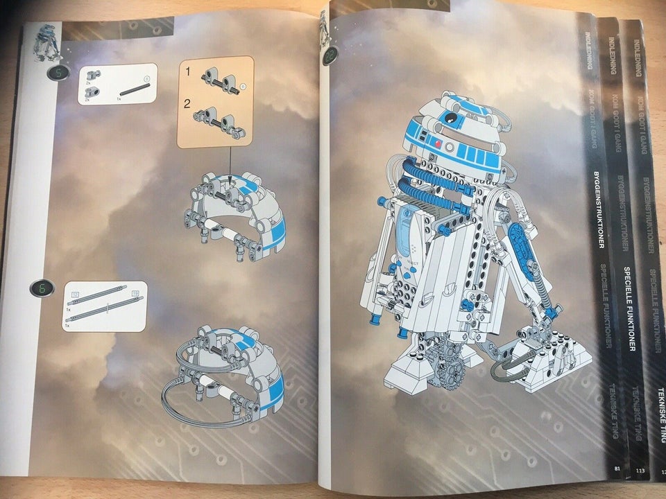 Lego Star Wars, Vejledningshefte