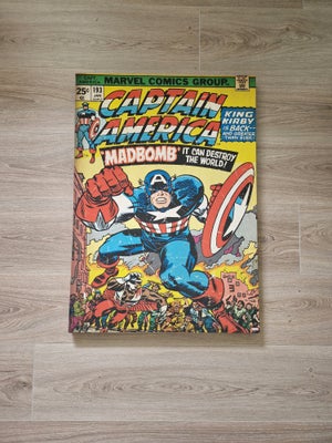 Lærredstryk, Flot Captain America billede i fede favrer 
.

Søgeord: billede - billeder - kunst - ma