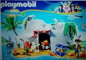 Playmobil 9000 Super 4 Floating Pirate Chameleon With Ruby 