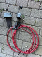 Morse gear/gas kabler med håndtag,  4 mor lange...