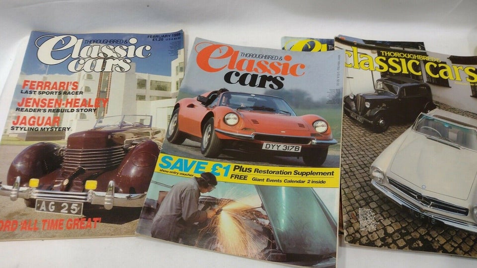 Bøger og blade, Thoroughbred & Classic Cars