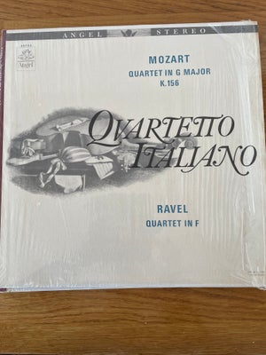 LP, Mozart ( 1. Press), Quartet in G Major, Ravel Quartet in F, Klassisk, Virkelig velholdt lp uden 