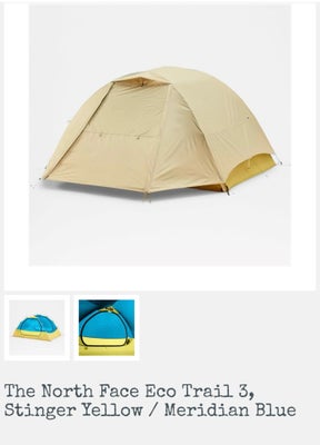 The North Face Eco Trail 3 telt, Jeg har købt et andet telt, da jeg skulle have et større telt, og s