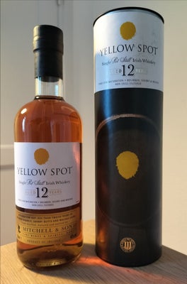 Vin og spiritus, Whiskey, Yellow Spot 12 er non chill filtered og bottled i 2018.

Bytter også til w