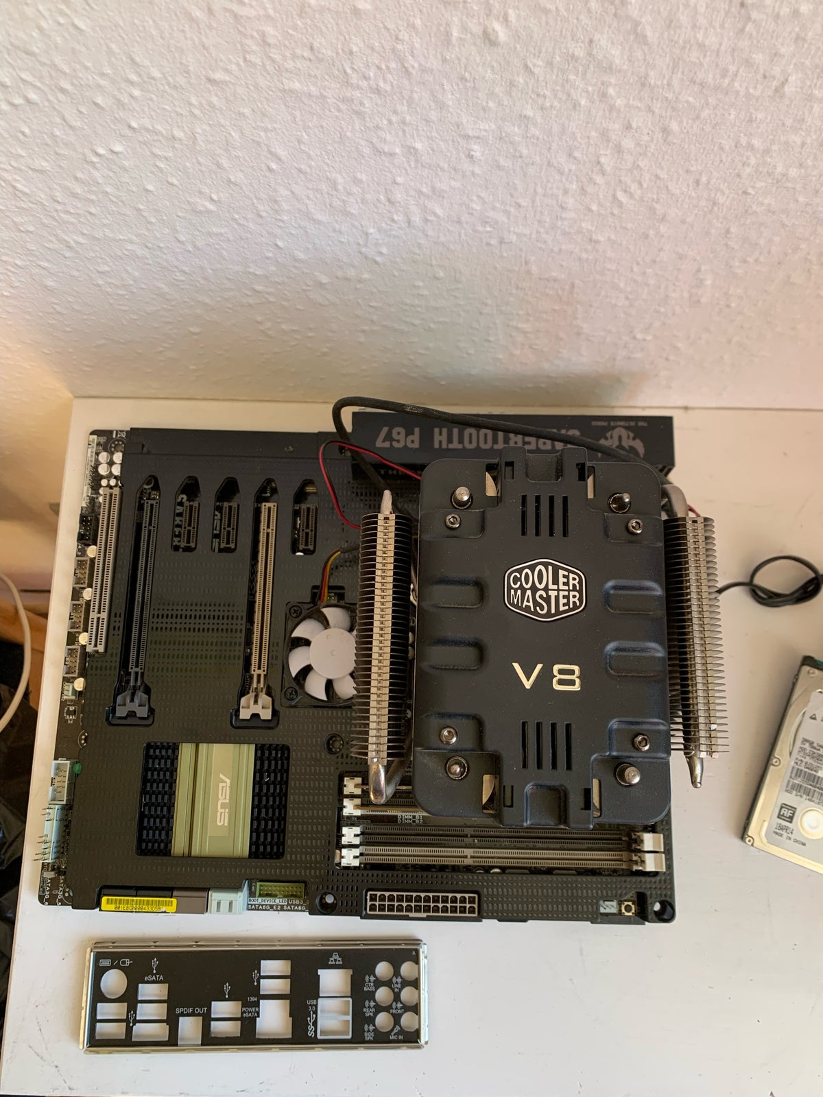ASUS SABERTOOTH P67 Bundkort + CPU + RAM+ HDD+Køle