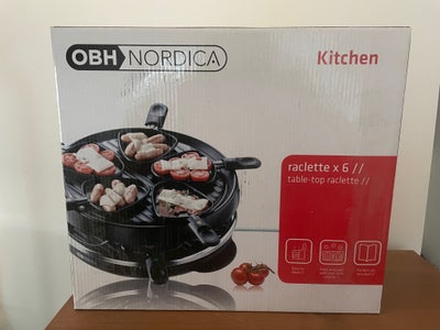 Table-top raclette , OBH Nordica, Table top raclette set from OBH Nordica. Only used a couple of tim