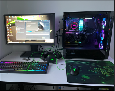 Gaming, God, Komplet gaming setup sælges.

Det medfølger alt du skal bruge

Lige til at starte op og