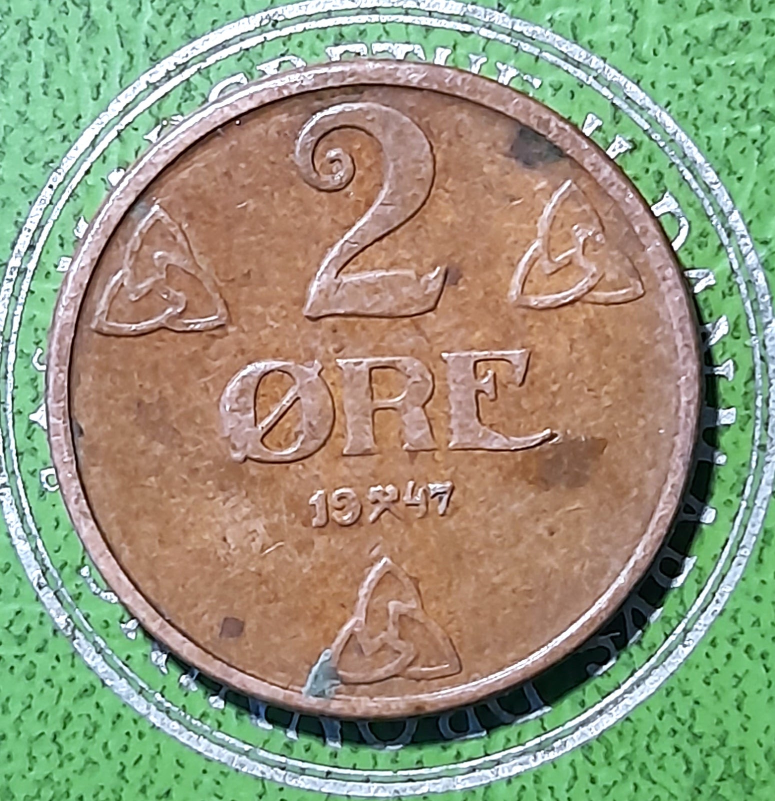 Skandinavien, mønter, 1947
