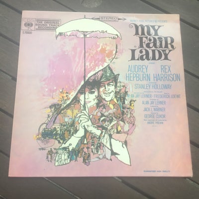 LP, Original soundtrack , My fair Lady, Andet, Fra filmen fra1964 med Audrey Hepburn. Flot eksemplar