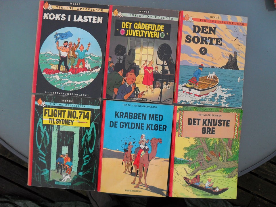 TINTIN NR. 1-23 I 1 UDGAVE OG 1 OPLAG, HERGE, Tegneserie