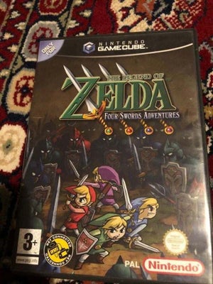 Zelda: Four Swords, Gamecube, Zelda: Four Swords

Pal-version, europæisk version.

Til nintendo game