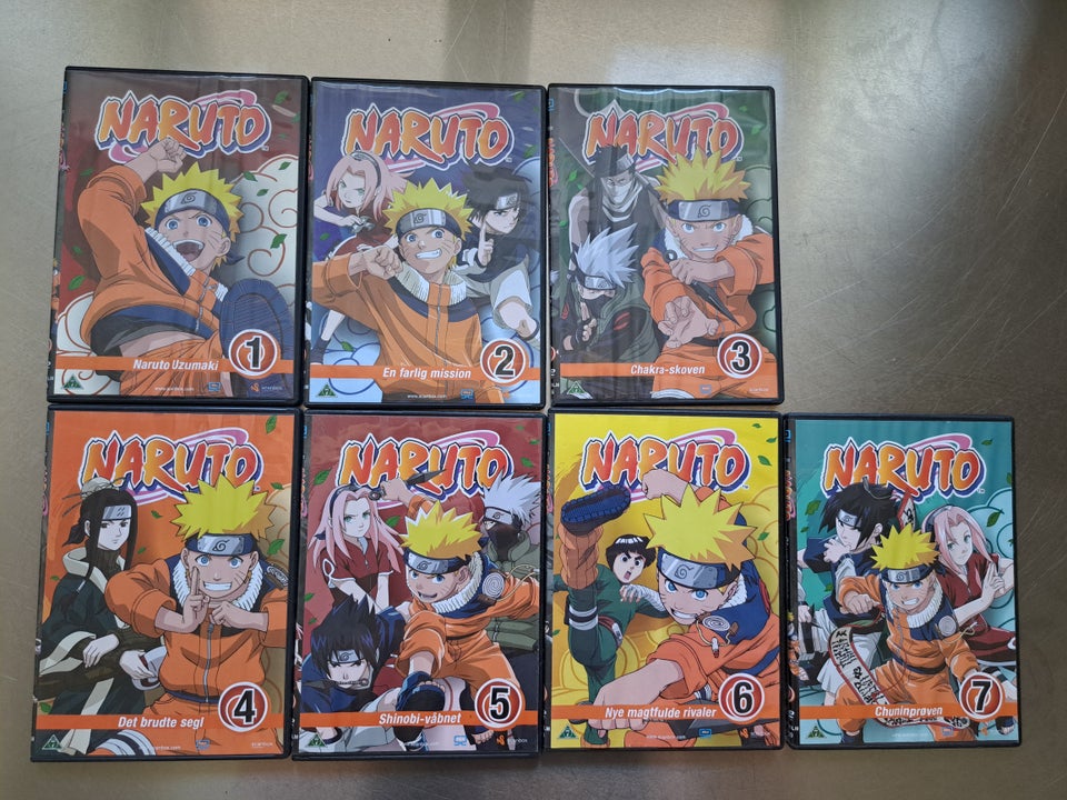 DVD, Naruto DVD - Dansk Tale