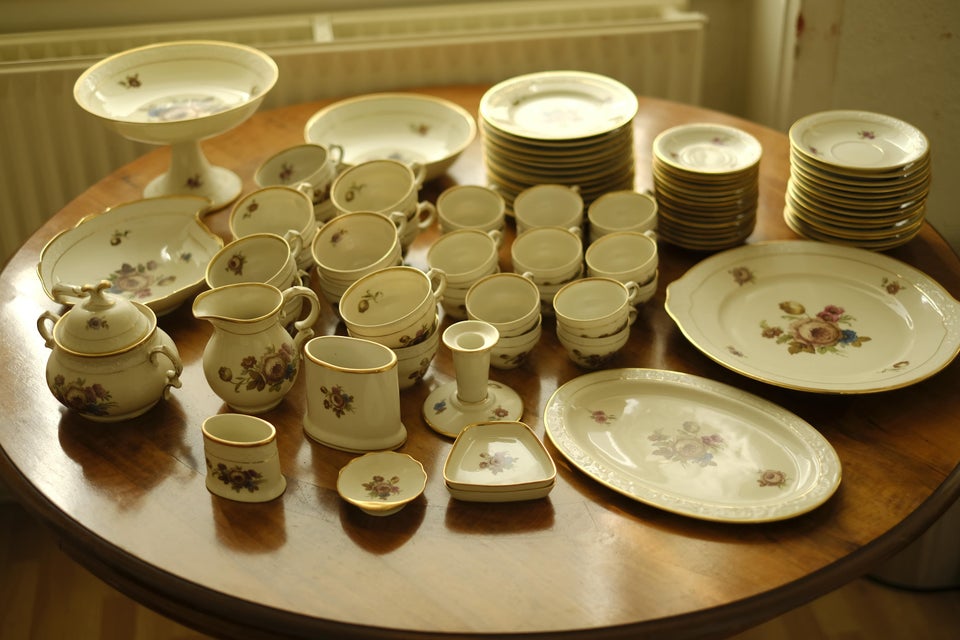 Porcelæn, Kaffestel, Rosenborg Kjøbenhavns Porcelains