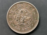 Asien, mønter, 50 sen