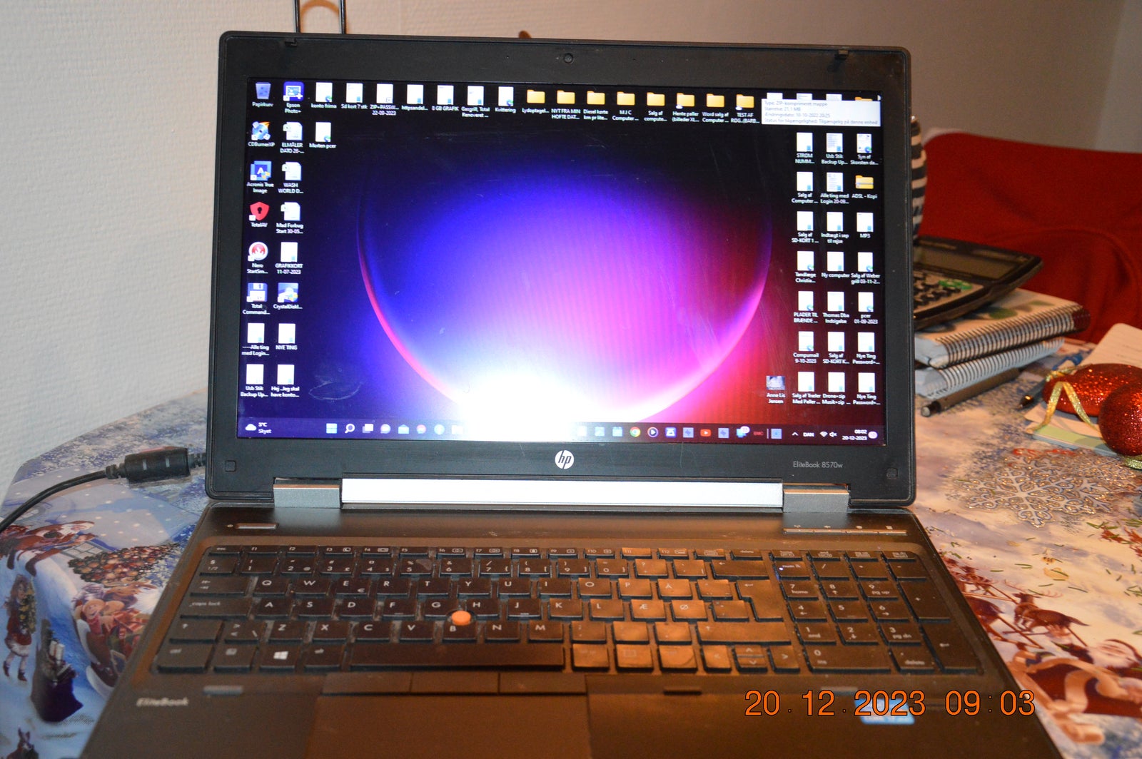 HP ElieBook 8570 W Cpu Intel® Core™ i7-- 15,6 Skærm, 3,5 GHz,