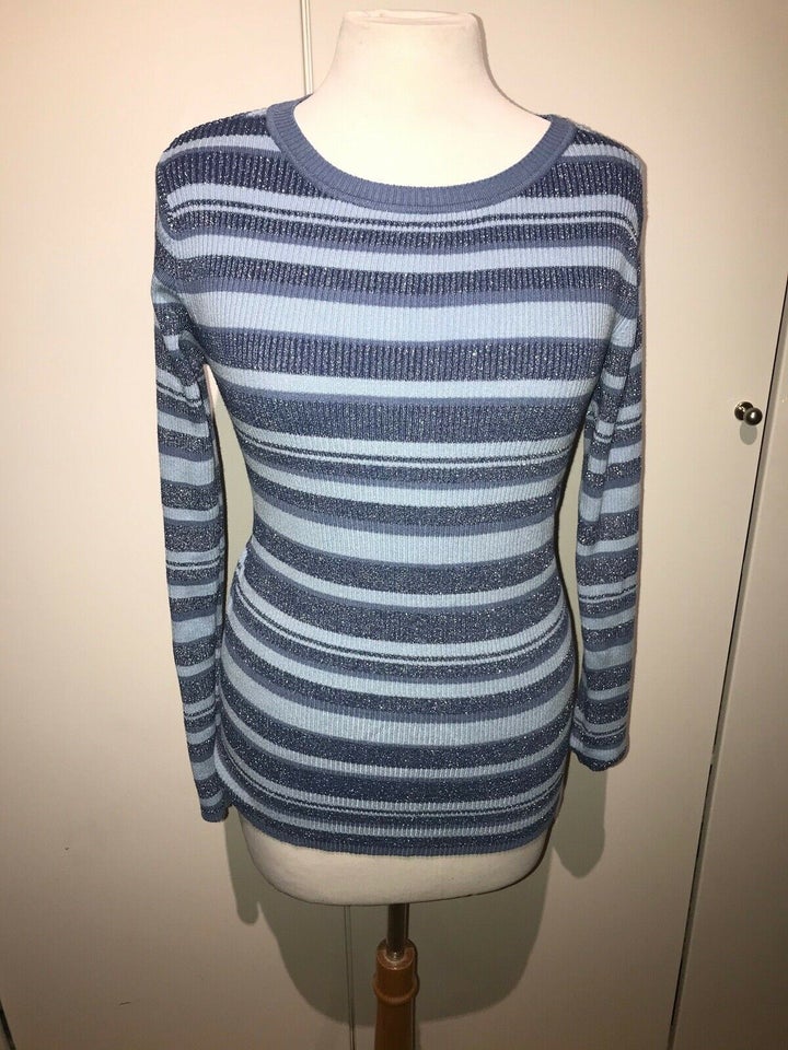 Bluse, Glimmer strik trøje s lyseblå blå sweater bluse, str. 36 – dba.dk – Køb og Salg af og Brugt