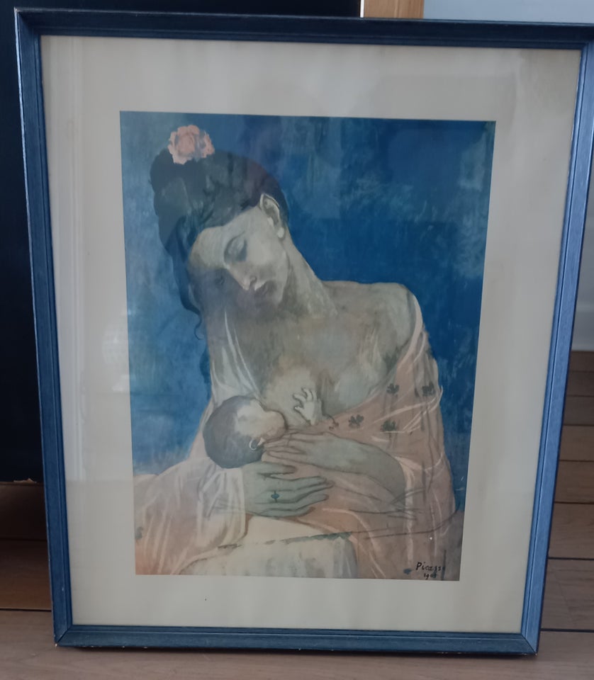dateret scene Sikker Plakat, Pablo Picasso, motiv: Moder med barn – dba.dk – Køb og Salg af Nyt  og Brugt