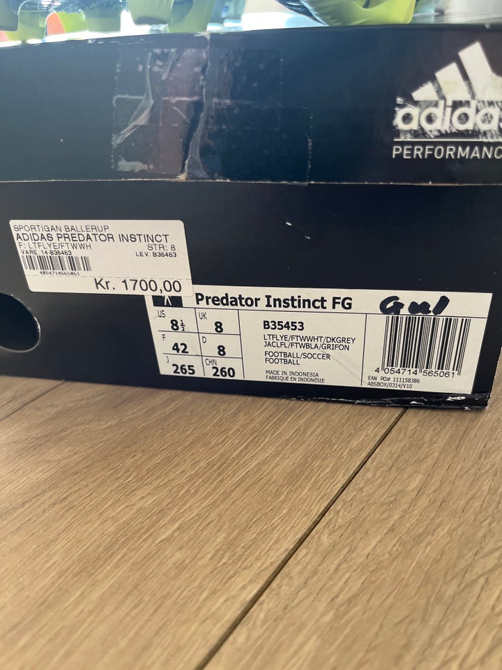 Fodboldstøvler, Adidas Predator Instinct, str. 8