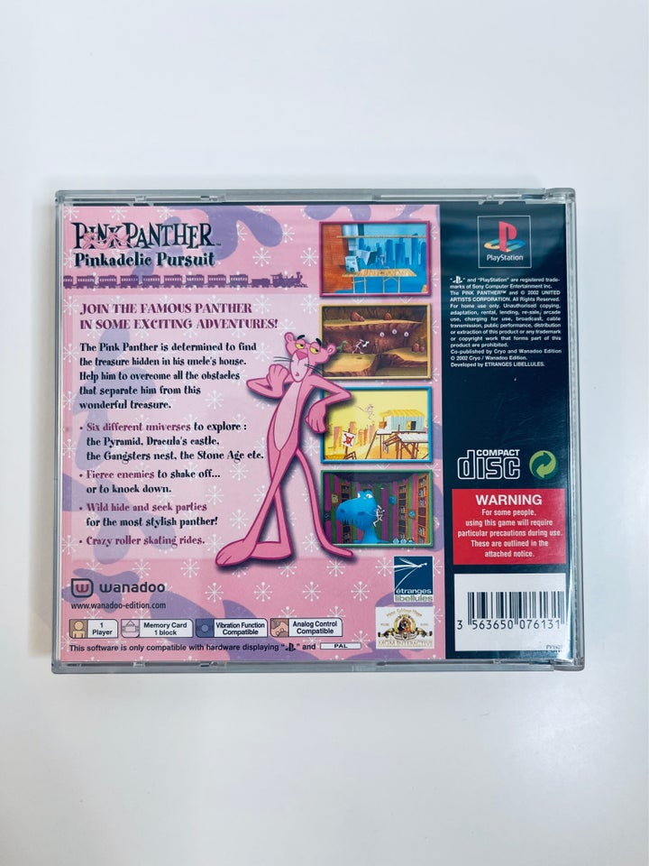 Pink Panther Pinkadelic Pursuit, Playstation, PS