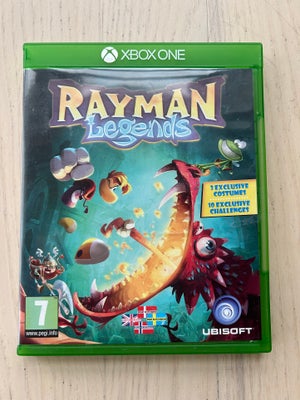 Rayman Legends, Xbox One, Disk i super stand inkl. manual. Sender med DAO, GLS og Post Nord.