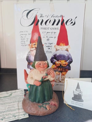 Gnomes, Nisser, Rien Poortvliet, Ahni with Molly & Max # 2130

Meget sjælden Vintage figur fra Flamb