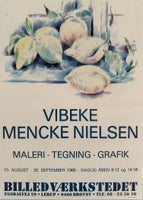 Offsettryk, Vibeke Mencke Nielsen, motiv: Citroner