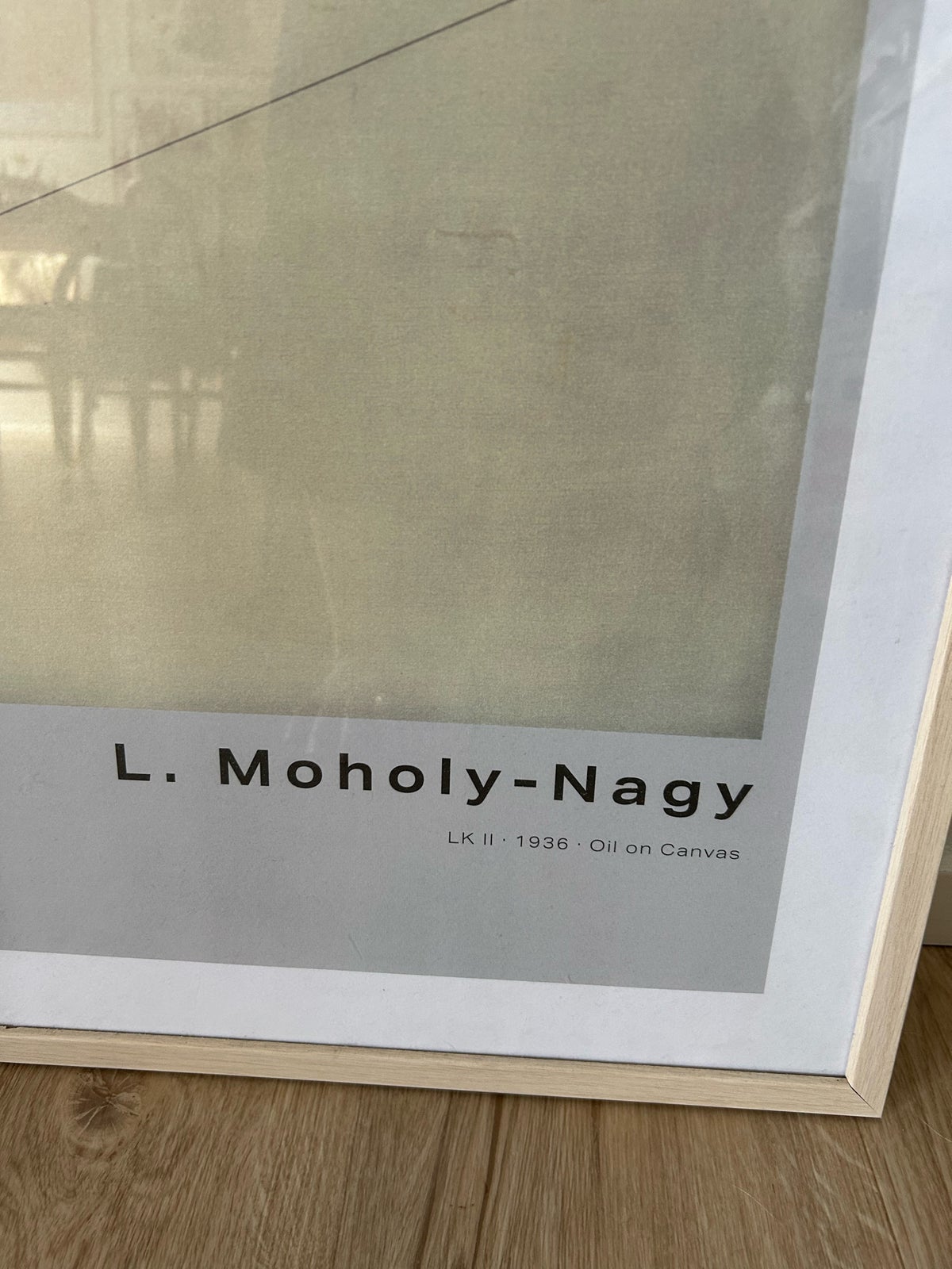 Plakat i ramme (50 x 70), L. Moholy-Nagy, b: 50 h: 70