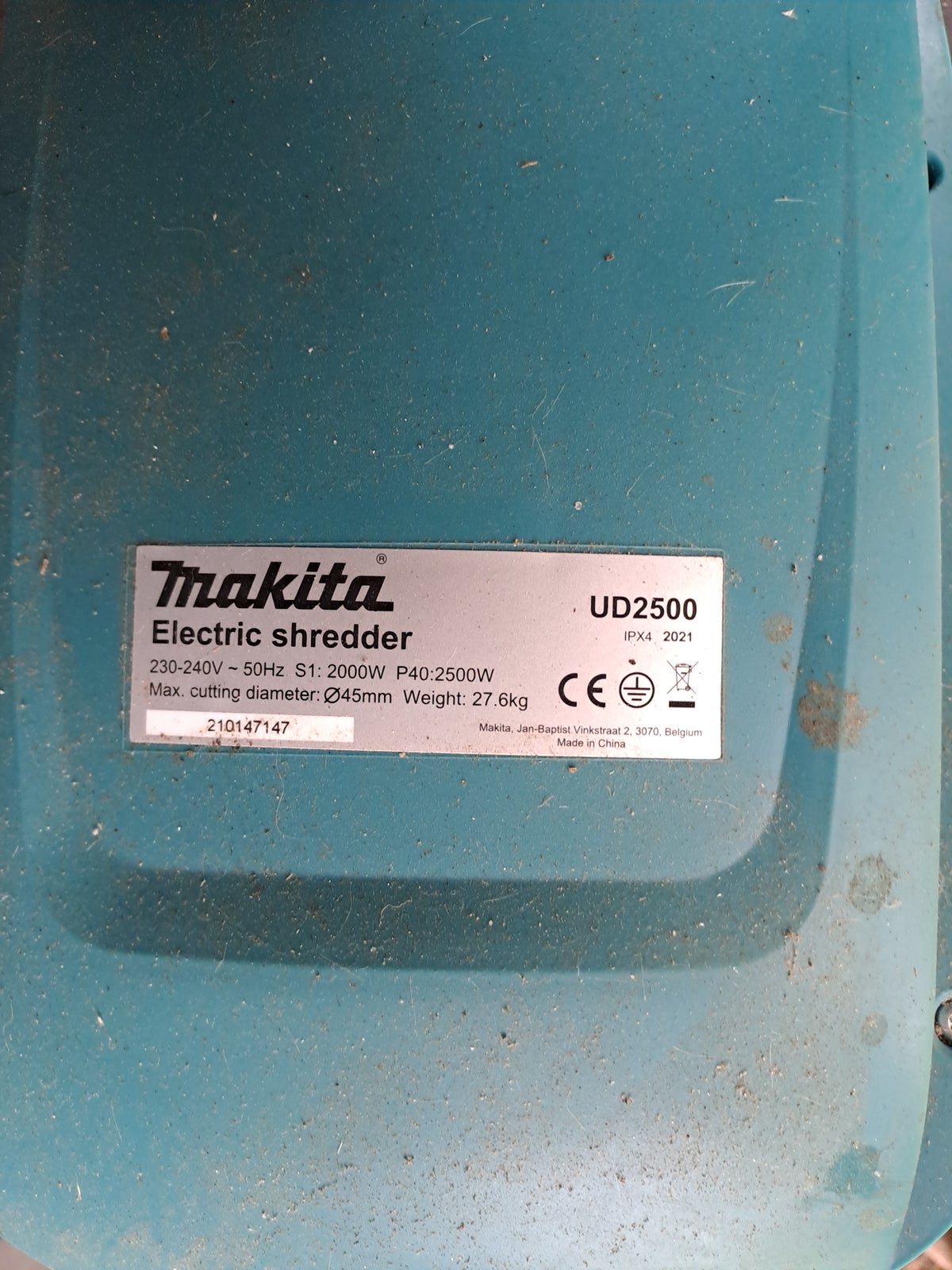 Kompostkværn, Makita UD2500