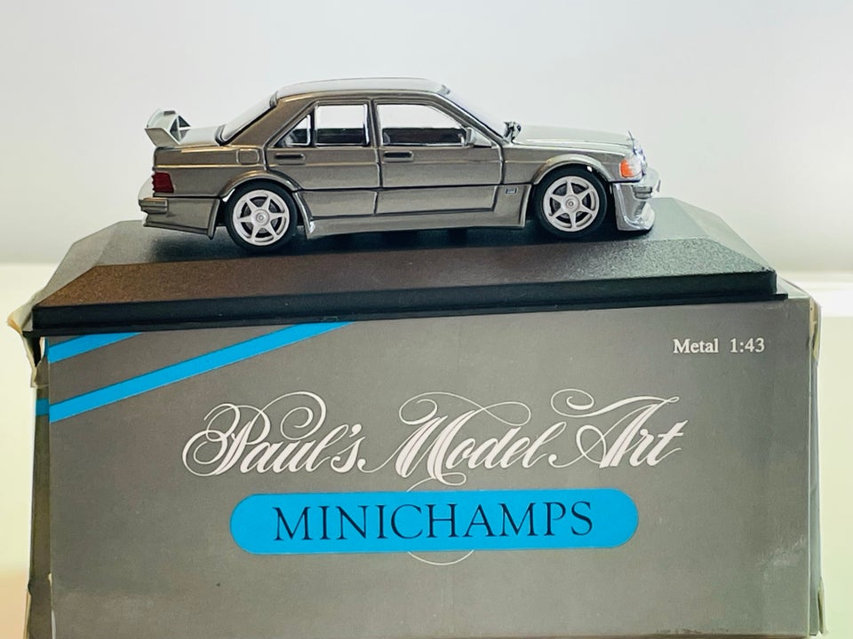 Modelbil, Minichamps Mercedes 190 E Evo 1, skala 1:43