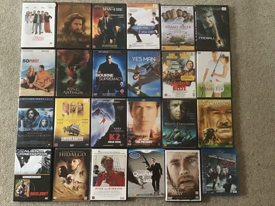 Mindre dvd og blu-ray samling, Blu-ray, andet