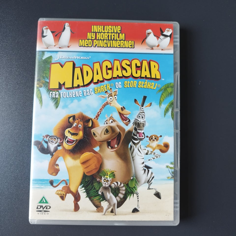 Madagascar., DVD, tegnefilm